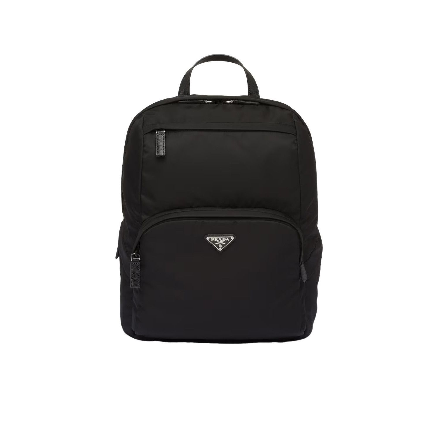 Prada PRADA $2390 Black Re-Nylon And Saffiano Leather Backpack New Size ONE SIZE - 1 Thumbnail
