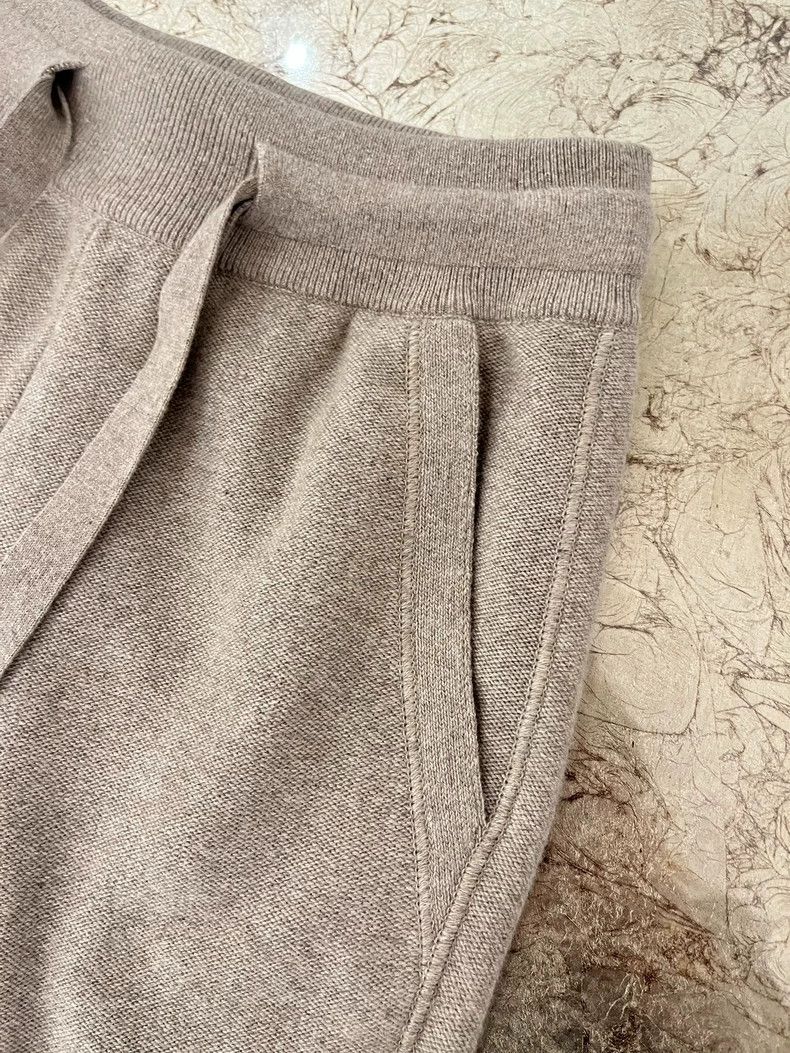 Loro Piana LORO PIANA Classic wide leg pants made of 100% cashmere Size 26" / US 2 / IT 38 - 4 Thumbnail