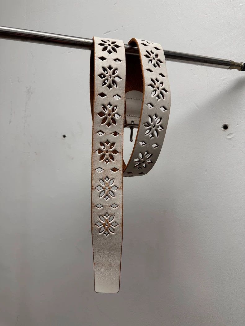 Yohji Yamamoto Yohji Yamamoto Cutout carved western belt 2501-Nextarrow Size ONE SIZE - 3 Thumbnail