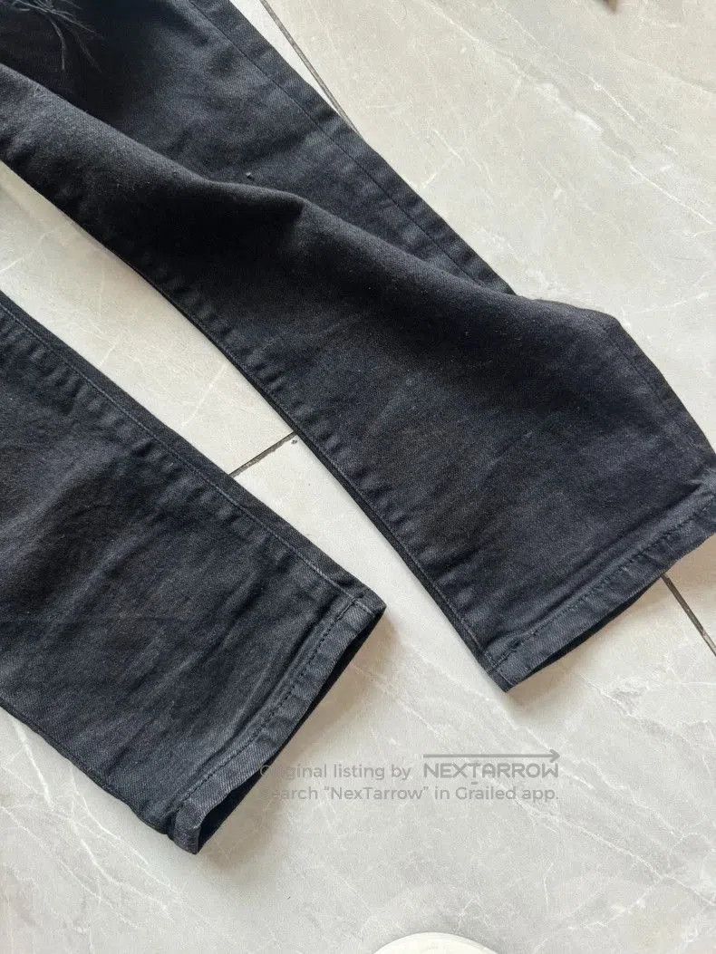 Saint Laurent Paris YSL Saint Laurent Distressed Black Jeans. Size US 31 - 3 Thumbnail