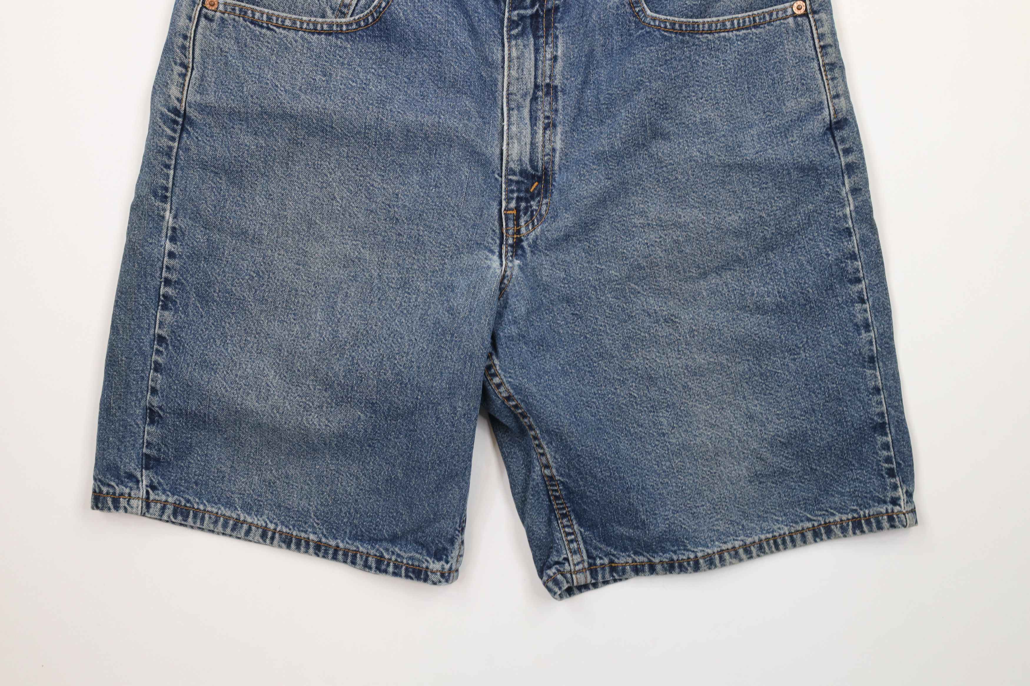 Levi's × Vintage Vintage 90s Levis 550 Fit Denim Jean Shorts Jorts Size US 36 / EU 52 - 4 Thumbnail