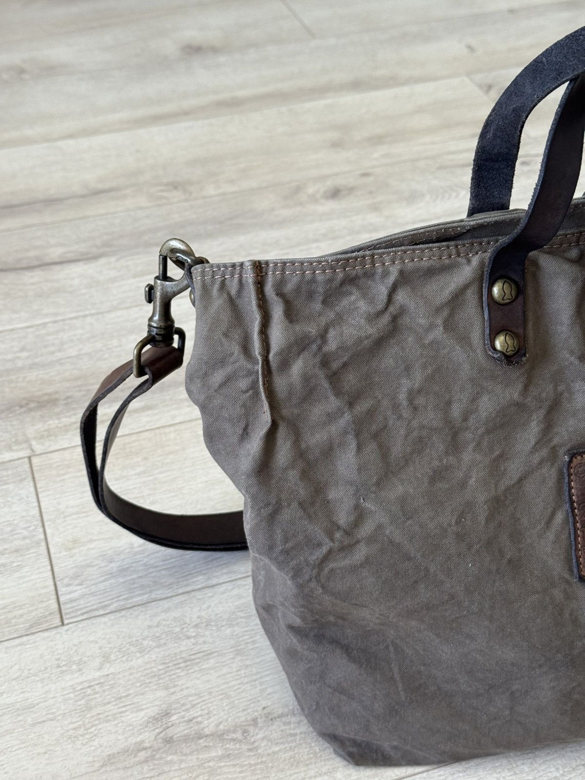 Other Vintage Campomaggi Crossbody ShoulderTote Bag Canvas Leather Size ONE SIZE - 11 Thumbnail
