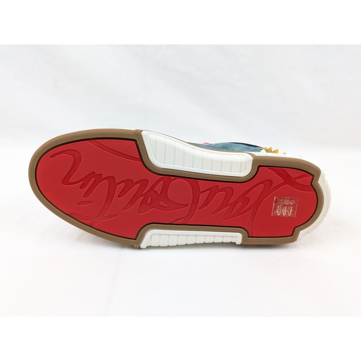 Christian Louboutin o1rshd1 Q:2 / Astro Loubi Flat Sneakers in Multi Foam/Navy Size US 11 / EU 44 - 9 Thumbnail