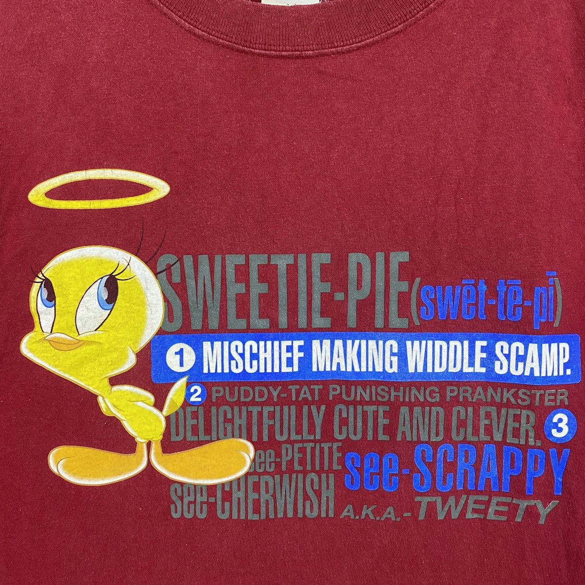 Cartoon Network × Vintage Vintage Tweety Tee Size M Made In Usa Size US M / EU 48-50 / 2 - 4 Thumbnail