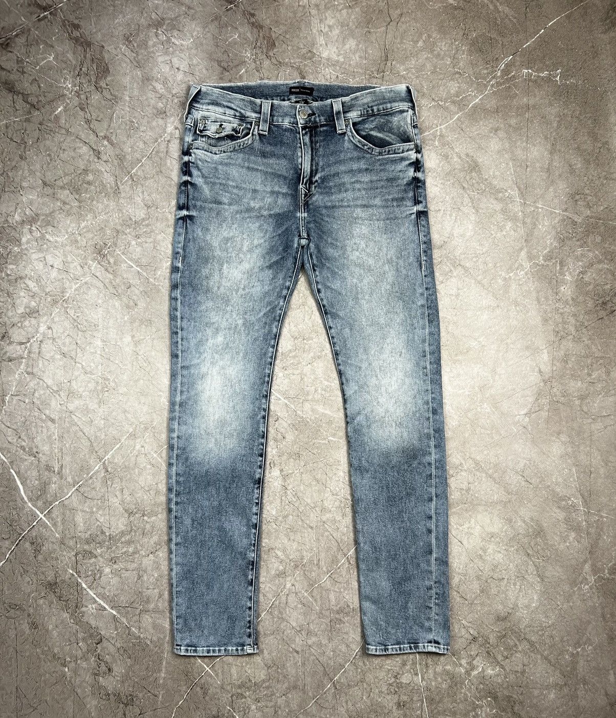 True Religion × Vintage Vintage True Religion Straight Denim Jeans Size US 36 / EU 52 - 2 Thumbnail