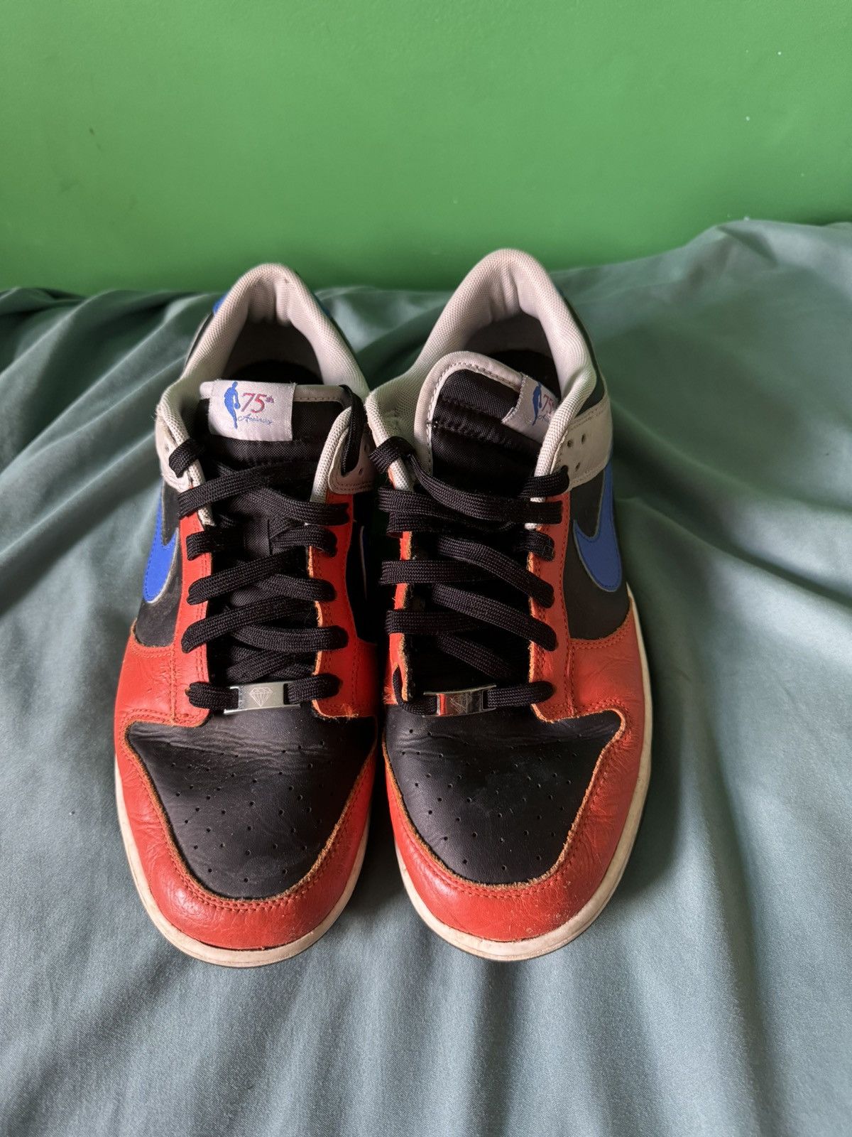 Nike Nike Dunk Low Knicks 2022 Size US 10.5 / EU 43-44 - 4 Thumbnail