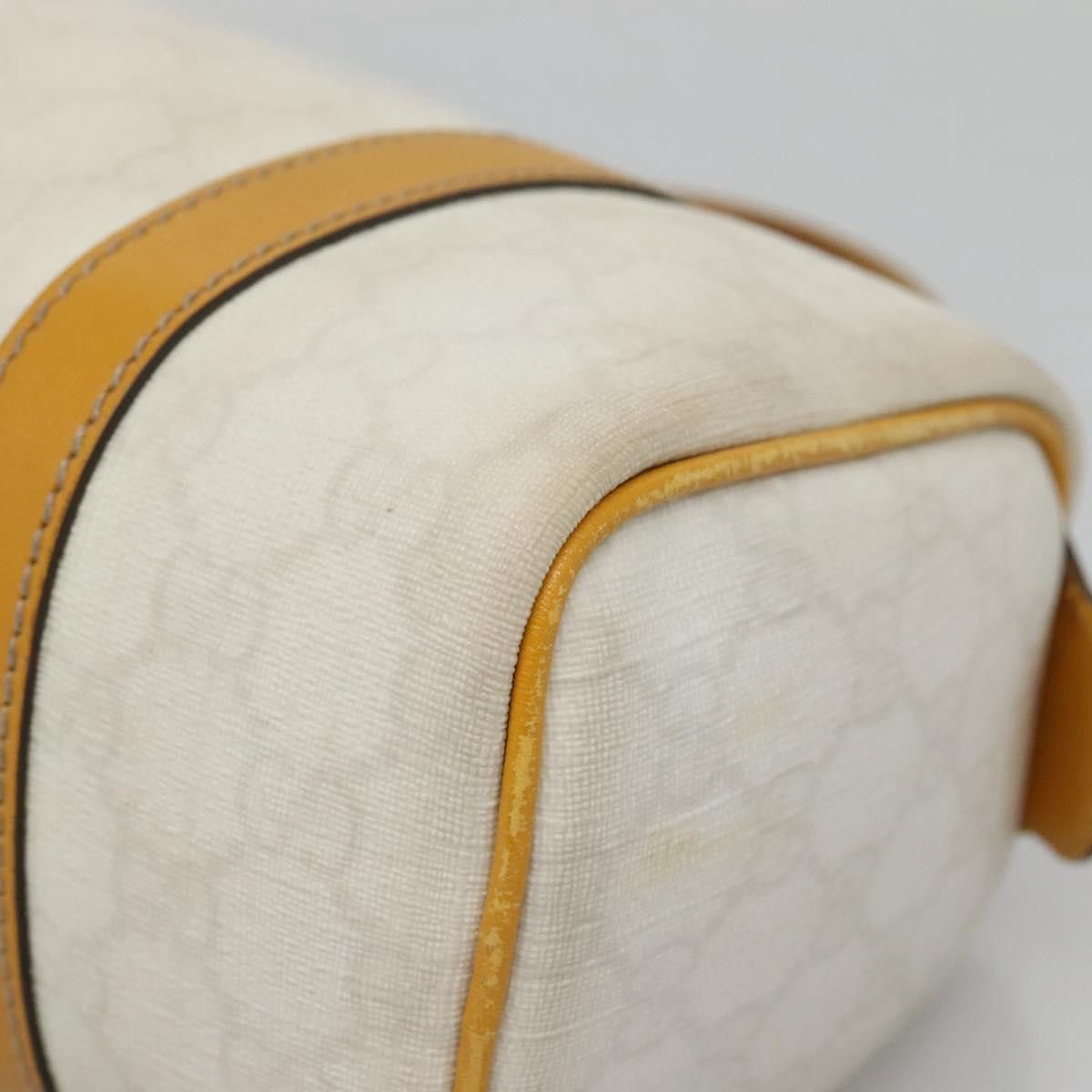 Gucci GUCCI GG Supreme Hand Bag Pvc White Gold Size ONE SIZE - 10 Thumbnail