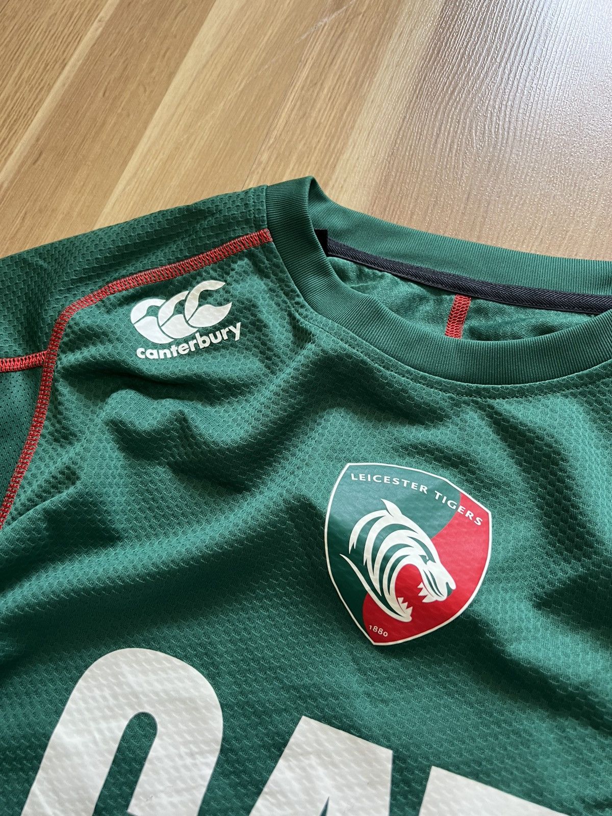 Vintage Leicester tiger football rugby jersey cat conterbury Size US M / EU 48-50 / 2 - 5 Thumbnail