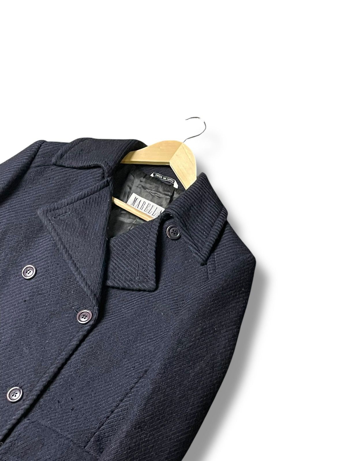Japanese Brand × Vintage Marella Double Breasted Pea Coat (54) Size US XXS / EU 40 - 6 Thumbnail