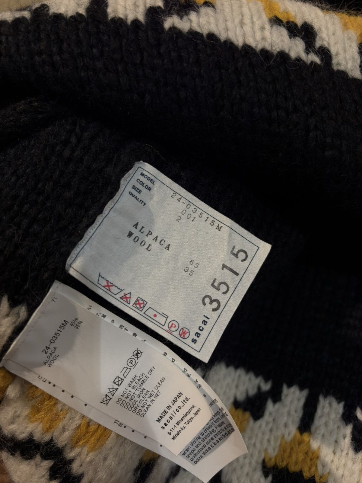 Sacai Sacai alpaca sweater Size US M / EU 48-50 / 2 - 10 Thumbnail