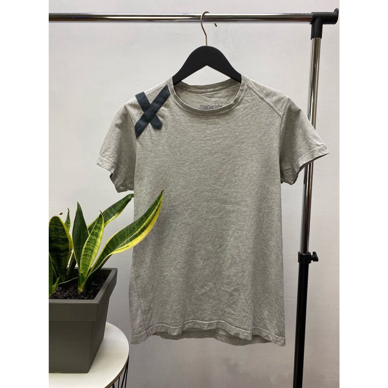 Maharishi Maharishi Hardy Bleacman Artwork T Shirt Size M Grey Men Size US M / EU 48-50 / 2 - 1 Thumbnail