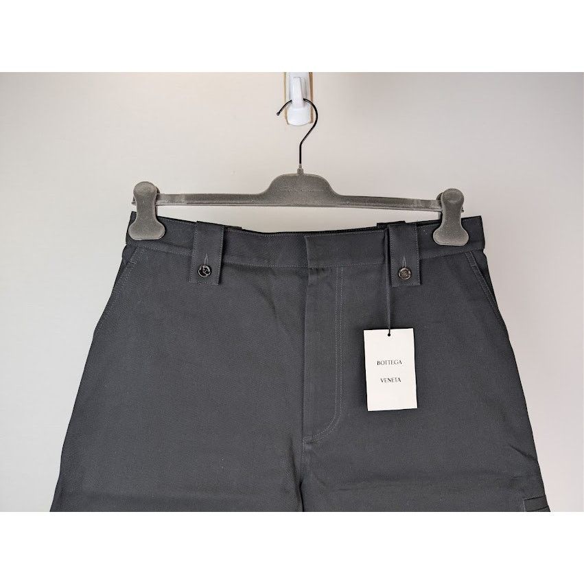 Bottega Veneta o1rshd1 Q:2 / Cotton Twill Shorts in Black Size US 32 / EU 48 - 4 Thumbnail