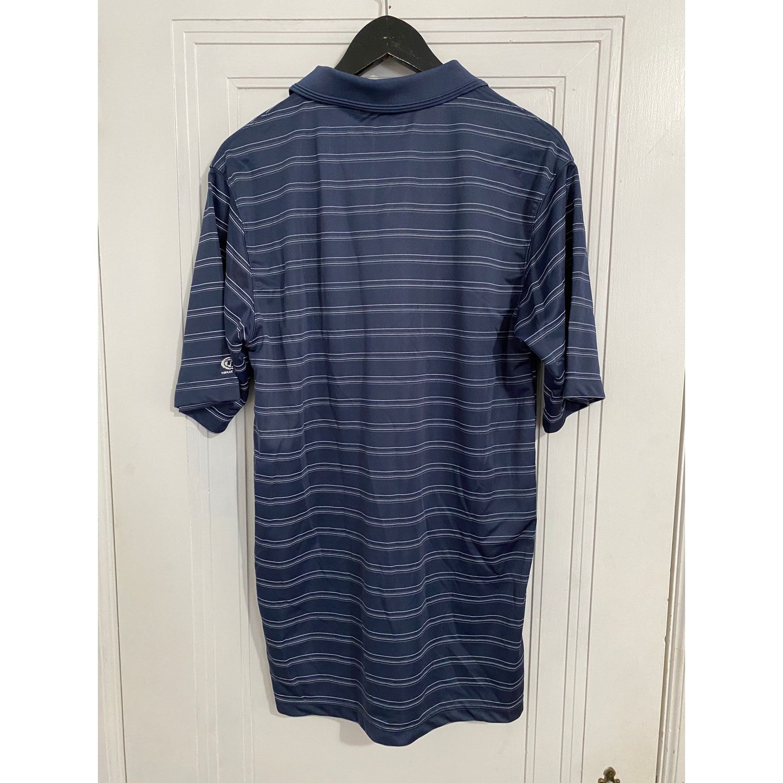 MLB New York Yankees Blue Striped Polo Shirt Men's Size Medium Size US M / EU 48-50 / 2 - 5 Thumbnail