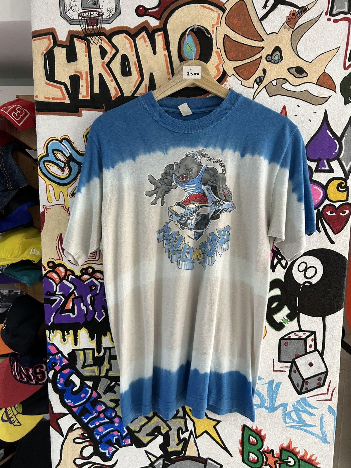 Vintage Maui Hammer head Shark Surf Tie Dye Tee Size US L / EU 52-54 / 3 - 1 Thumbnail
