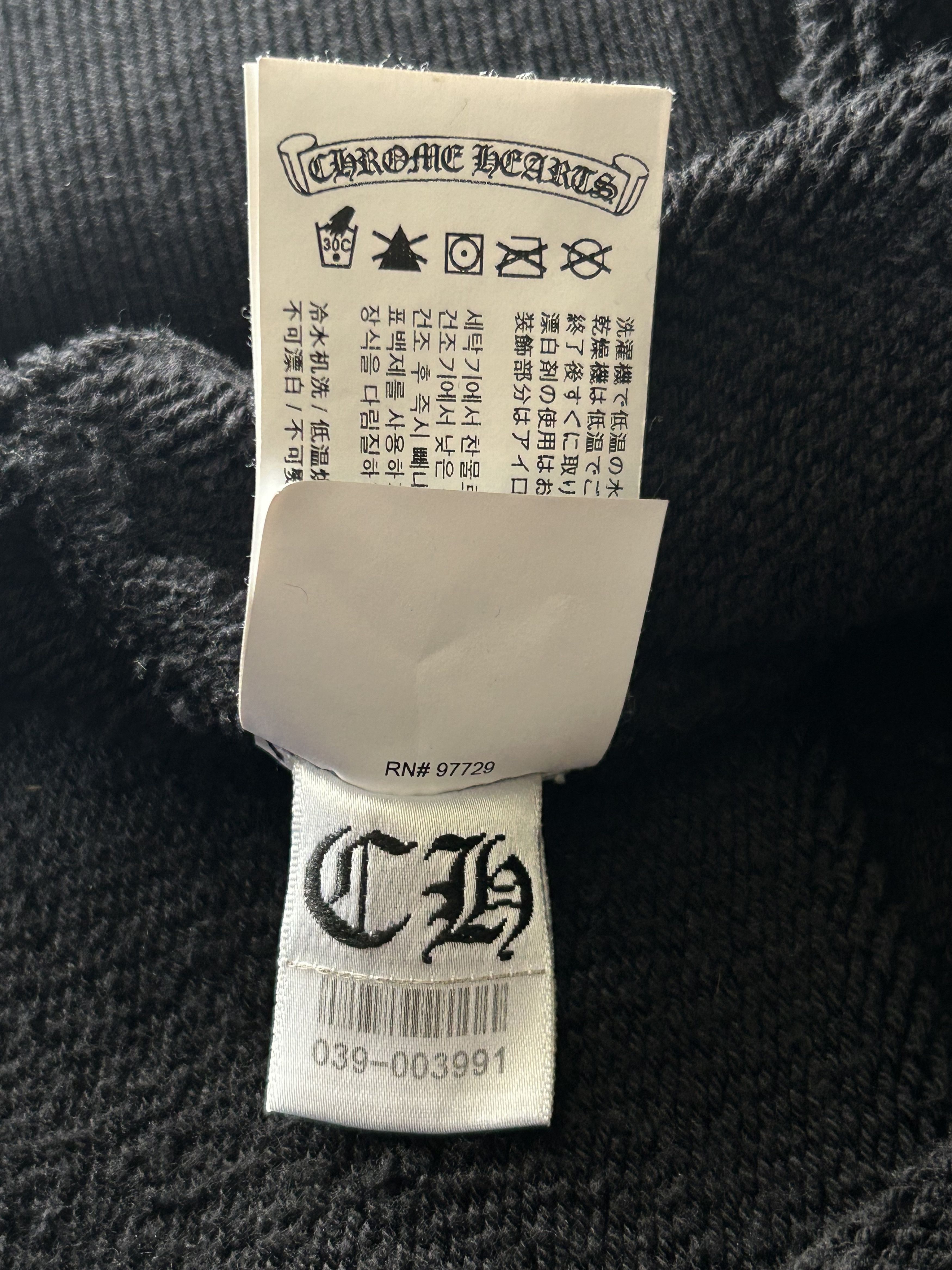 Chrome Hearts Chrome Hearts Black Triple Cross CH Logo Embroidered Sweater Size US L / EU 52-54 / 3 - 7 Thumbnail