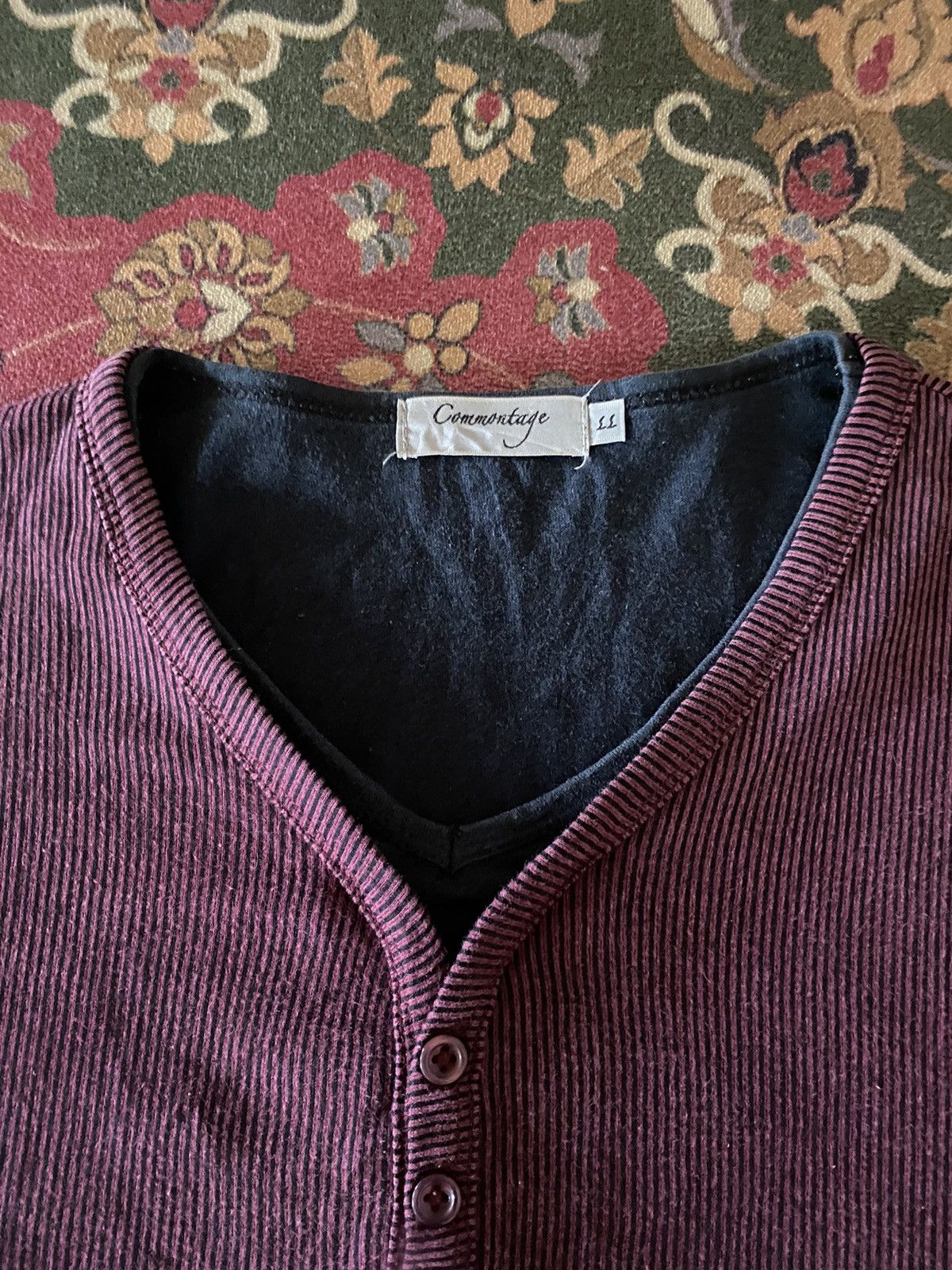 If Six Was Nine × Japanese Brand × Vintage Vintage Japanese Brand Commontage Double Layer Long Sleeve Size US L / EU 52-54 / 3 - 4 Thumbnail