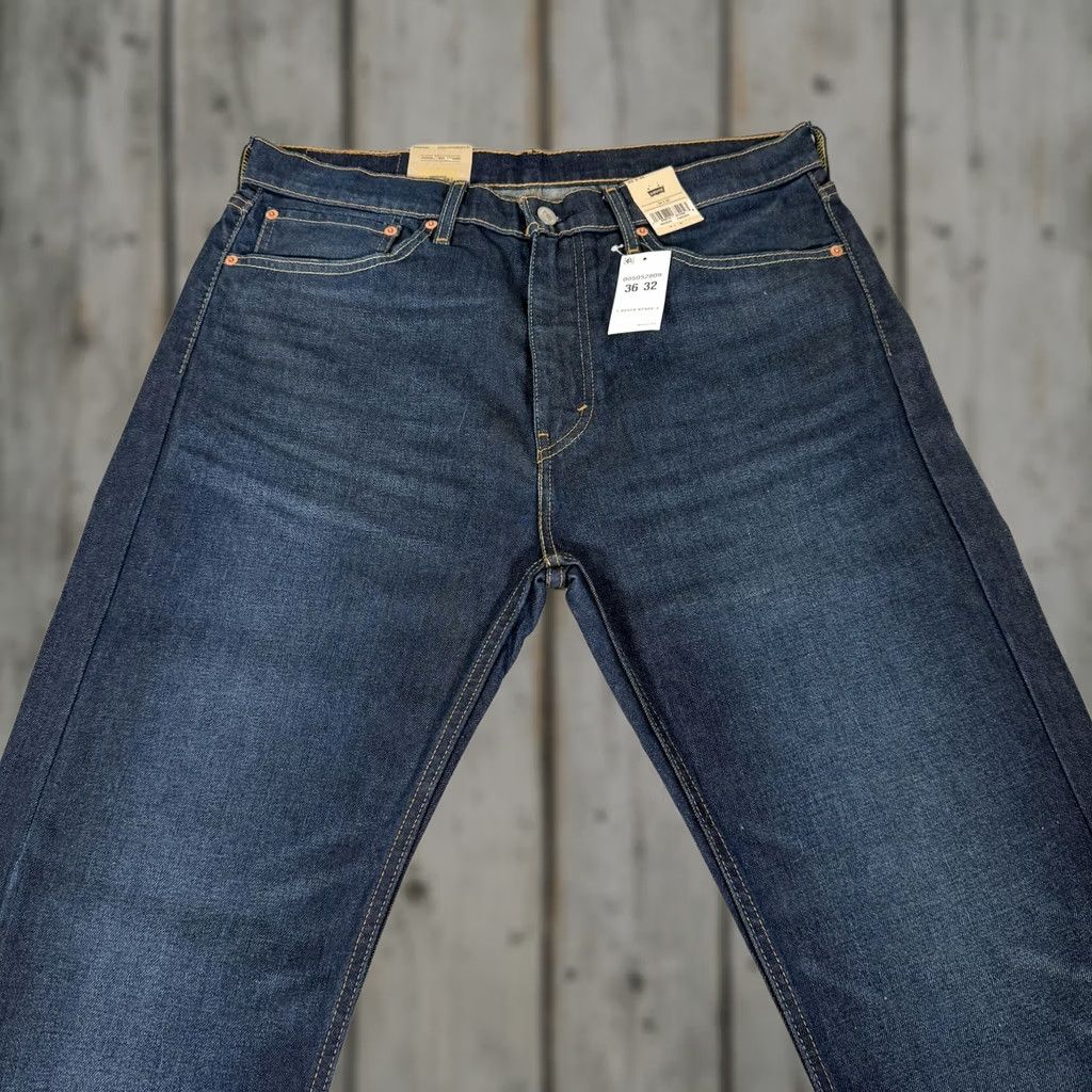 Levi's Levi's Jeans Mens 36x32 Blue 505 Straight Comfort Stretch Denim Pants Cowboy Regular Fit Straight Leg Jeans Mens Size US 36 / EU 52 - 1 Thumbnail