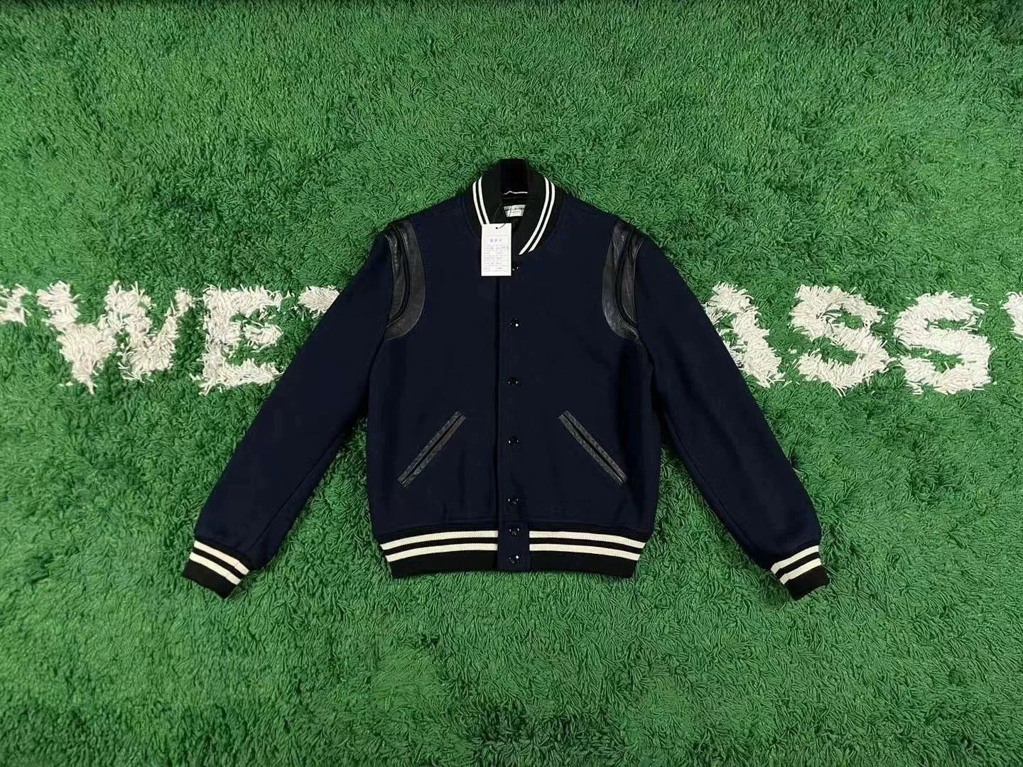 Saint Laurent Paris Saint Laurent Paris Classic baseball jacket Size US S / EU 44-46 / 1 - 1 Thumbnail