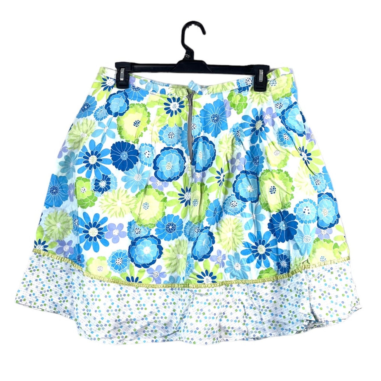 Izod Women's Izod Floral Mini Ruffle Skirt 16 Size 38" / US 16 / IT 52 - 2 Thumbnail