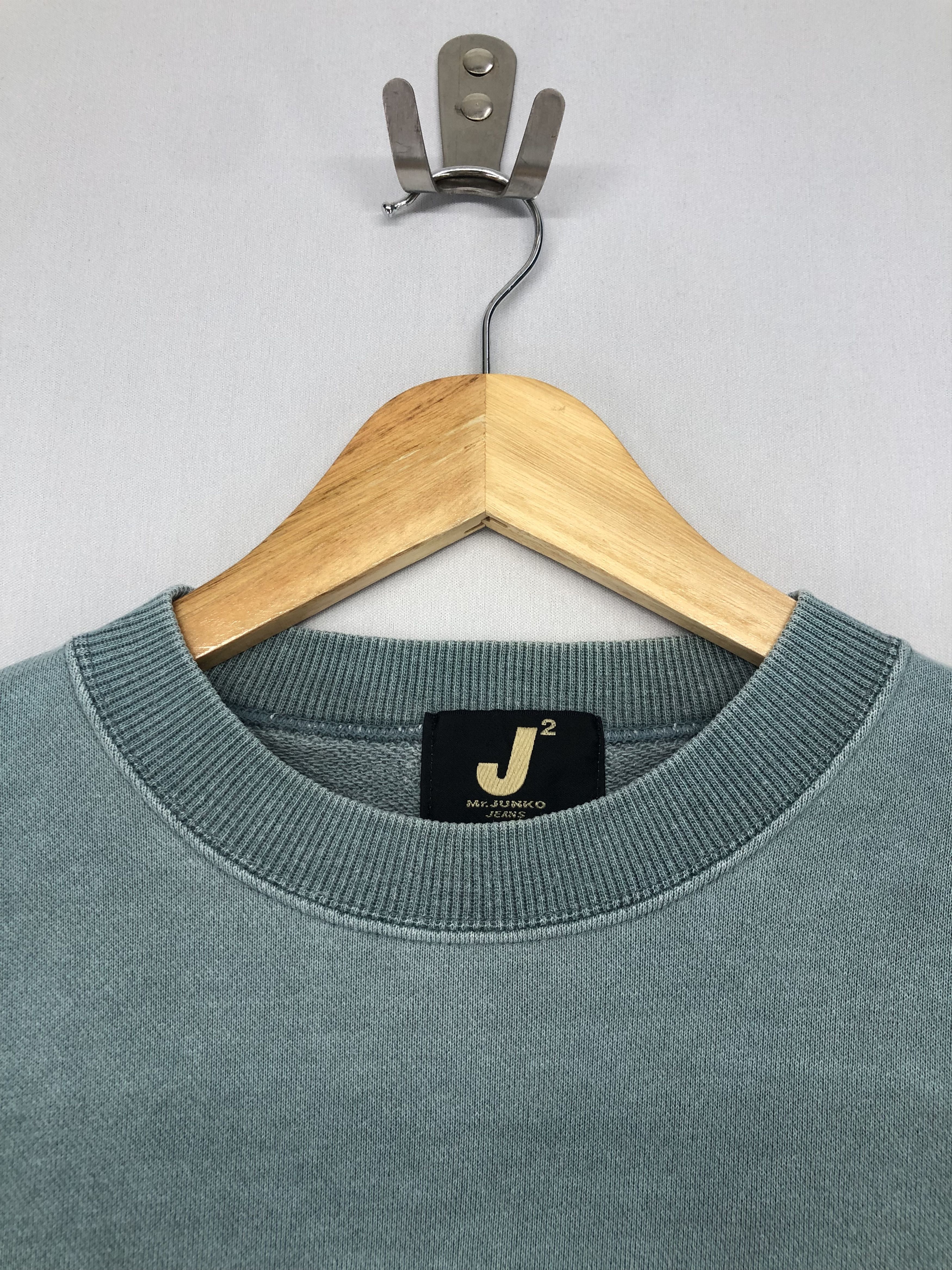 Mr. Junko Vintage 90s Mr. Junko Jeans Crewneck Sweatshirt Size US L / EU 52-54 / 3 - 3 Thumbnail