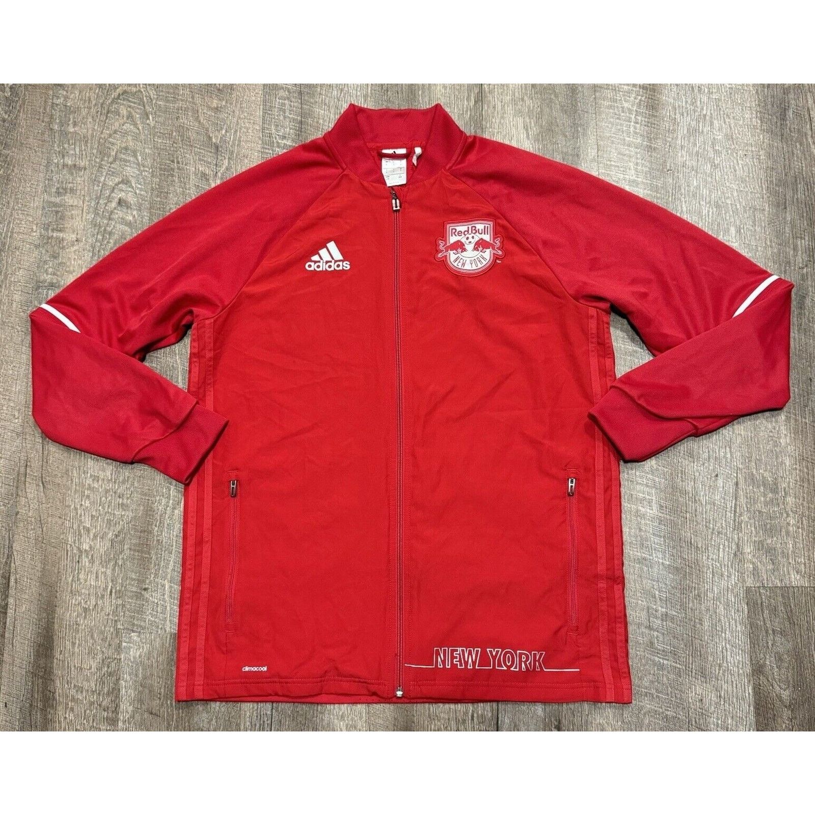 Adidas New York Red Bulls Adidas Climacool Jacket L MLS NWOT Size US L / EU 52-54 / 3 - 3 Thumbnail