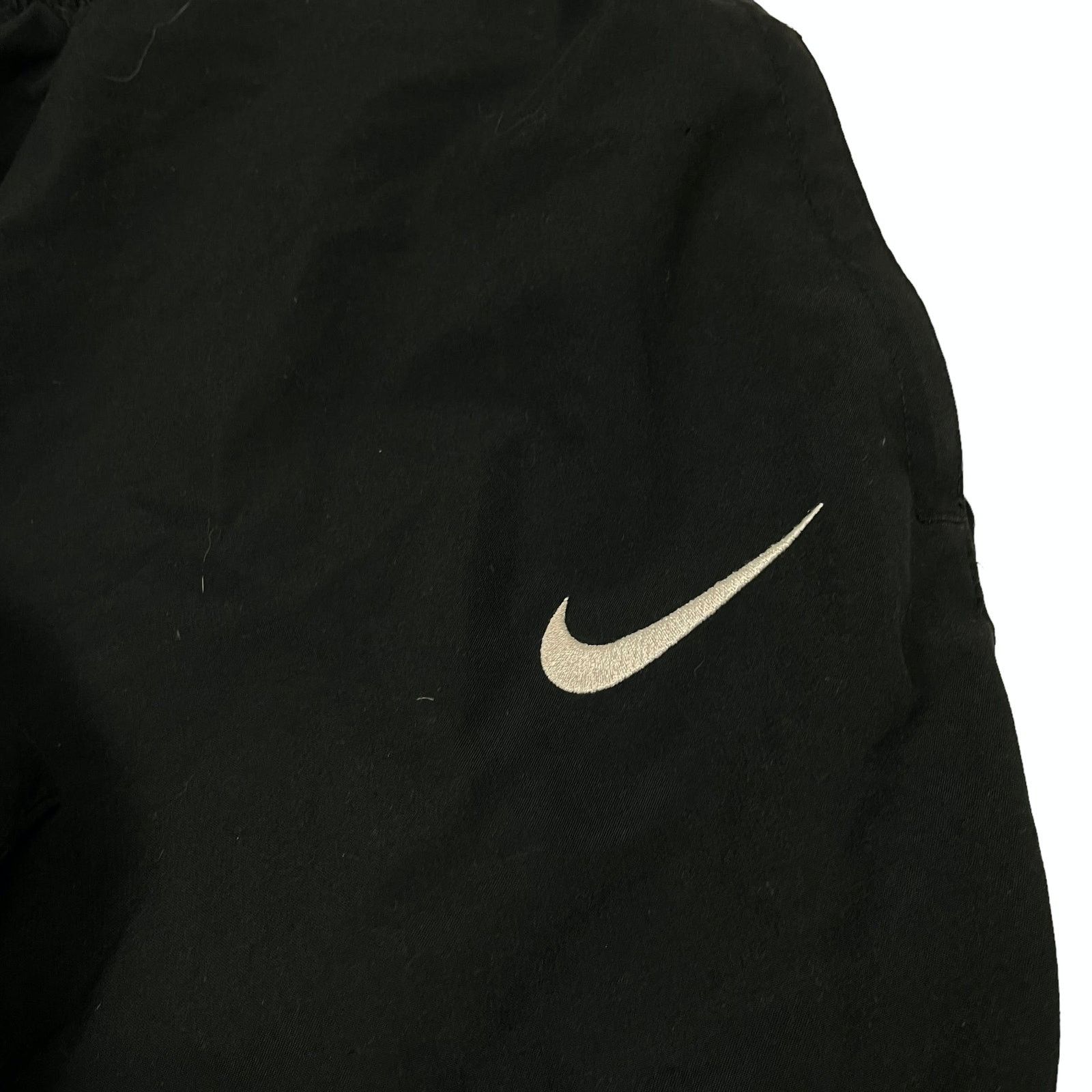 Nike × Vintage Nike Women's Black Drawstring Pockets Track Pants Large Size 30" / US 8 / IT 44 - 3 Thumbnail