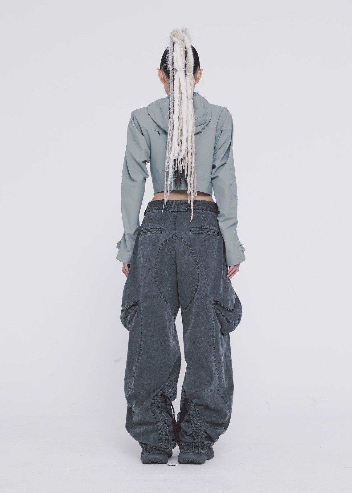 HYEIN SEO ヘインソ Washed Cargo Pants Hyein Seo - Washed Cargo Pants | HBX - Globally Curated