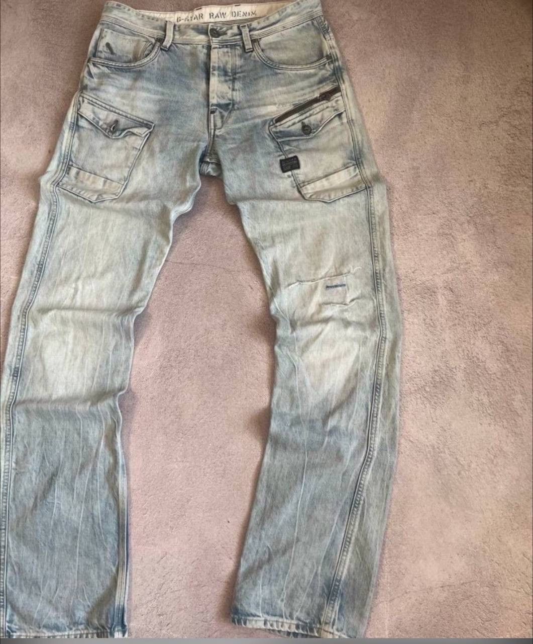 G-Star G STAR Cargo faded vintage avant garde y2k pants Size US 33 - 3 Thumbnail