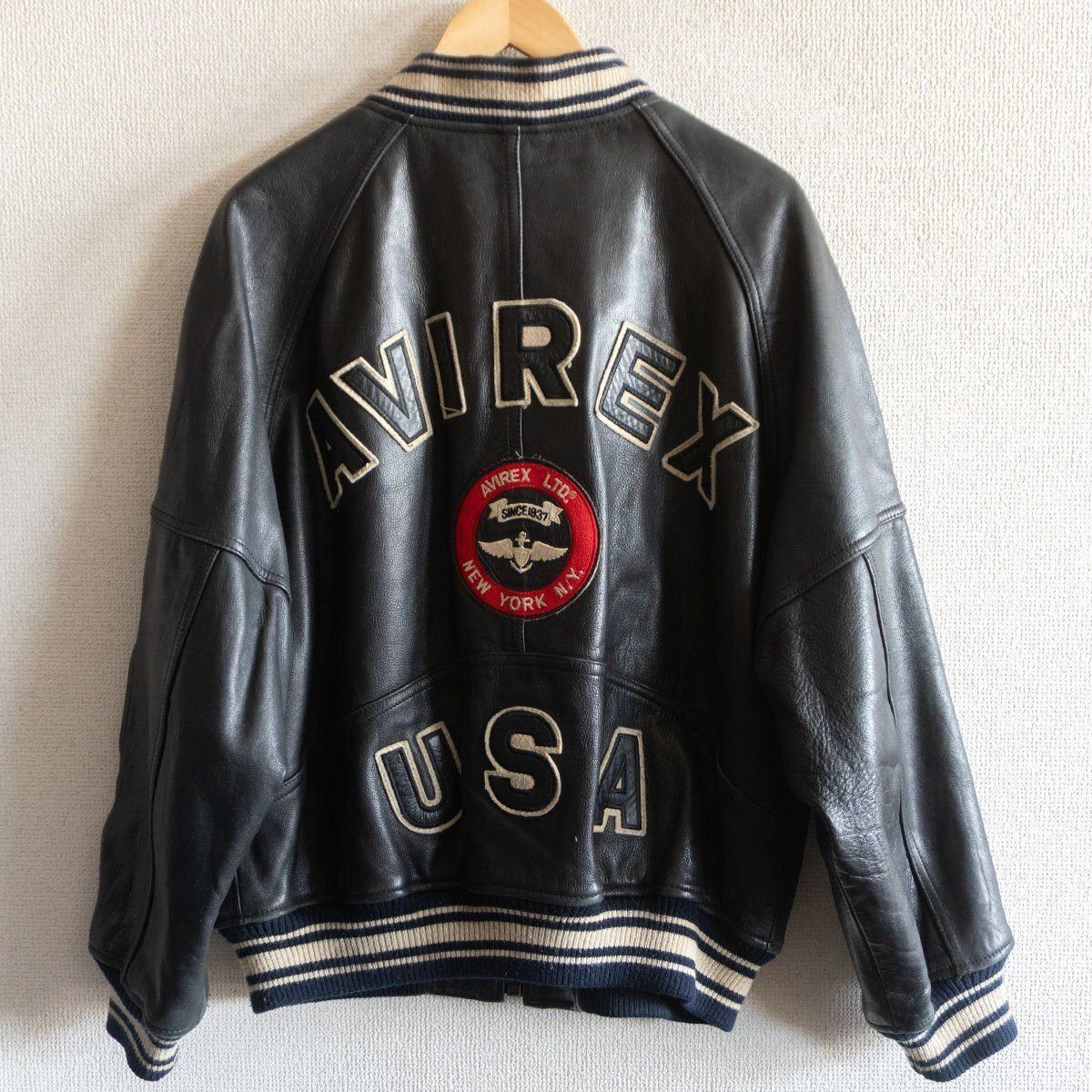 Avirex Avirex Leather varsity jacket Size XL Size US XL / EU 56 / 4 - 1 Thumbnail