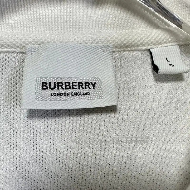 Burberry Burberry White Cotton Short Sleeve Polo Shirt. Size US L / EU 52-54 / 3 - 3 Thumbnail