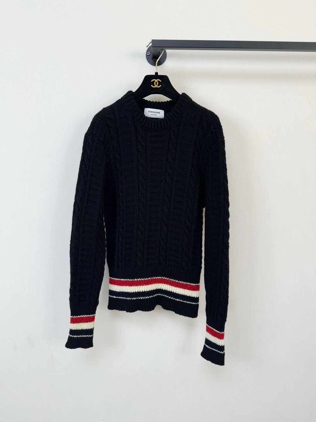 Thom Browne thom browne cable knit wool sweater Size US M / EU 48-50 / 2 - 1 Thumbnail