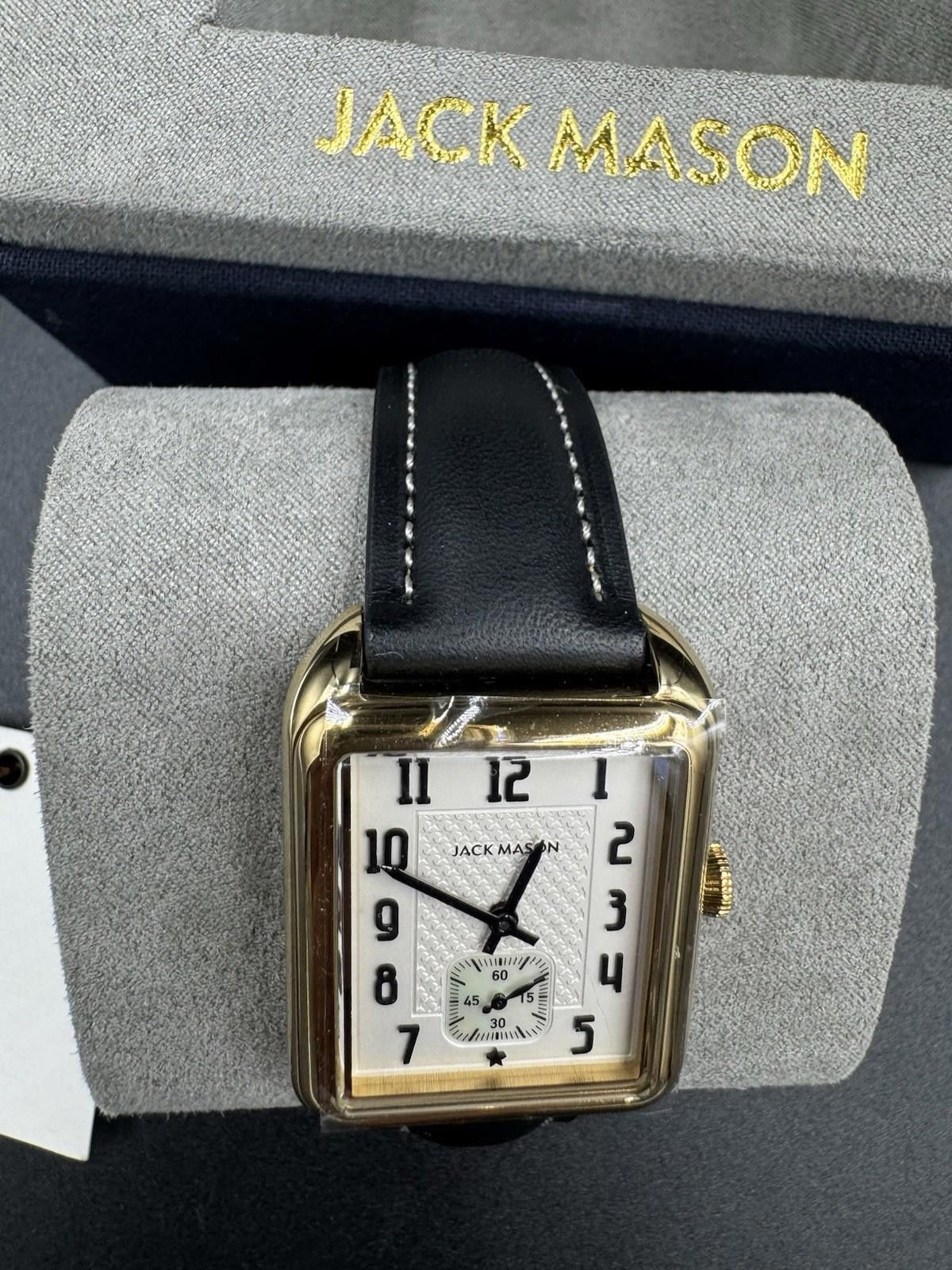 Other Jack Mason Issue No. 2 Heritage Rectangular Gold Tone Watch Size ONE SIZE - 7 Thumbnail