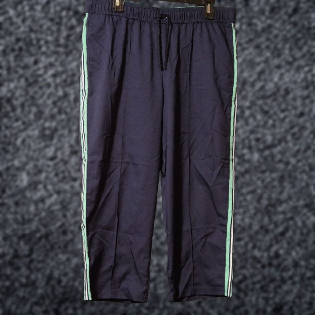 Vintage SJB Active Performance Navy Blue Athletic Capri Pants Women's L Size 36" / US 14 / IT 50 - 1 Thumbnail