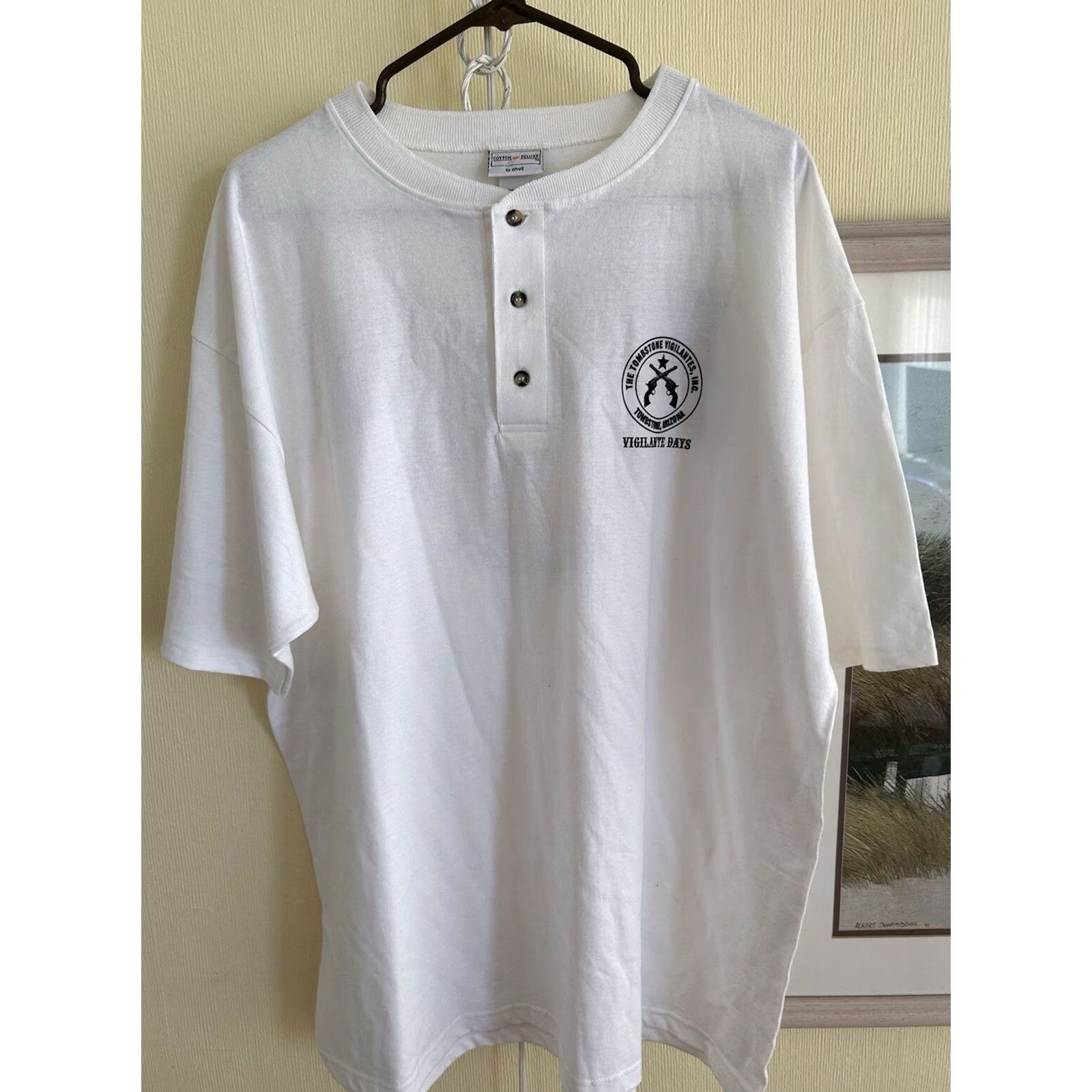Anvil Tombstone Arizona Vigilante Days Shirt Mens XL Zona Wild West COWBOYS Size US XL / EU 56 / 4 - 3 Thumbnail