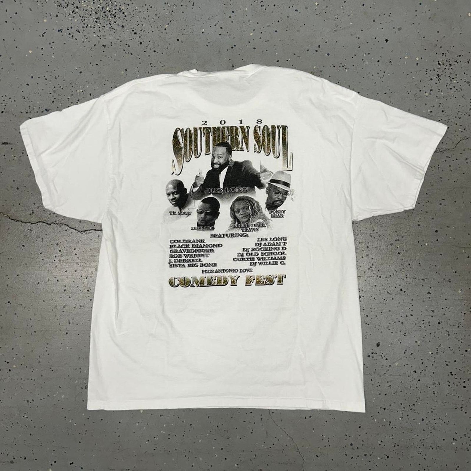 Other White Y2K 2018 Southern Soul Comedy Festival t-shirt Size US XL / EU 56 / 4 - 6 Thumbnail