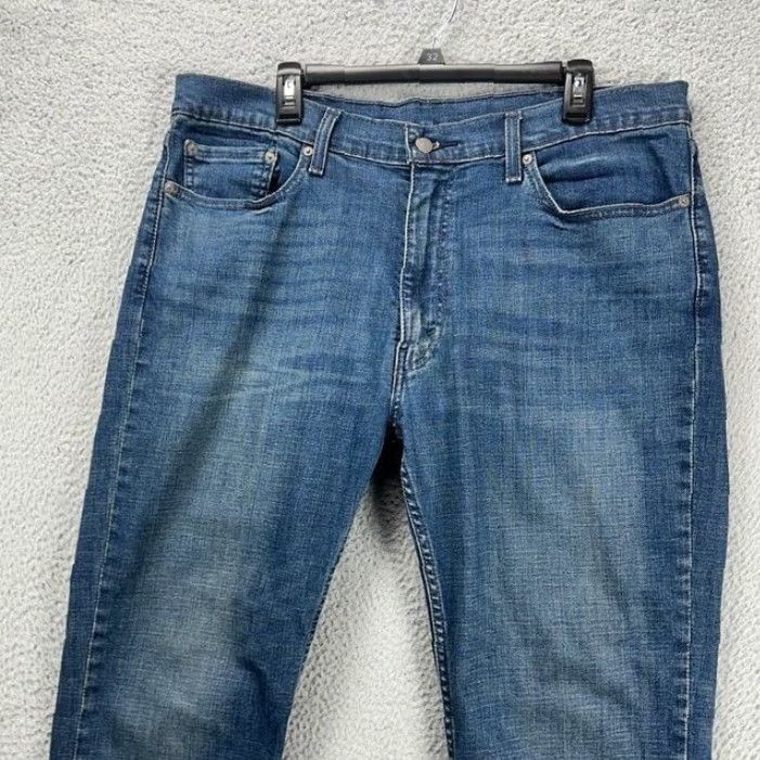 Levi's Levi's 514 Jeans Mens 38X30 Blue Slim Straight 5 Pockets Denim Pants Regular Inseam 30 Size US 38 / EU 54 - 6 Thumbnail