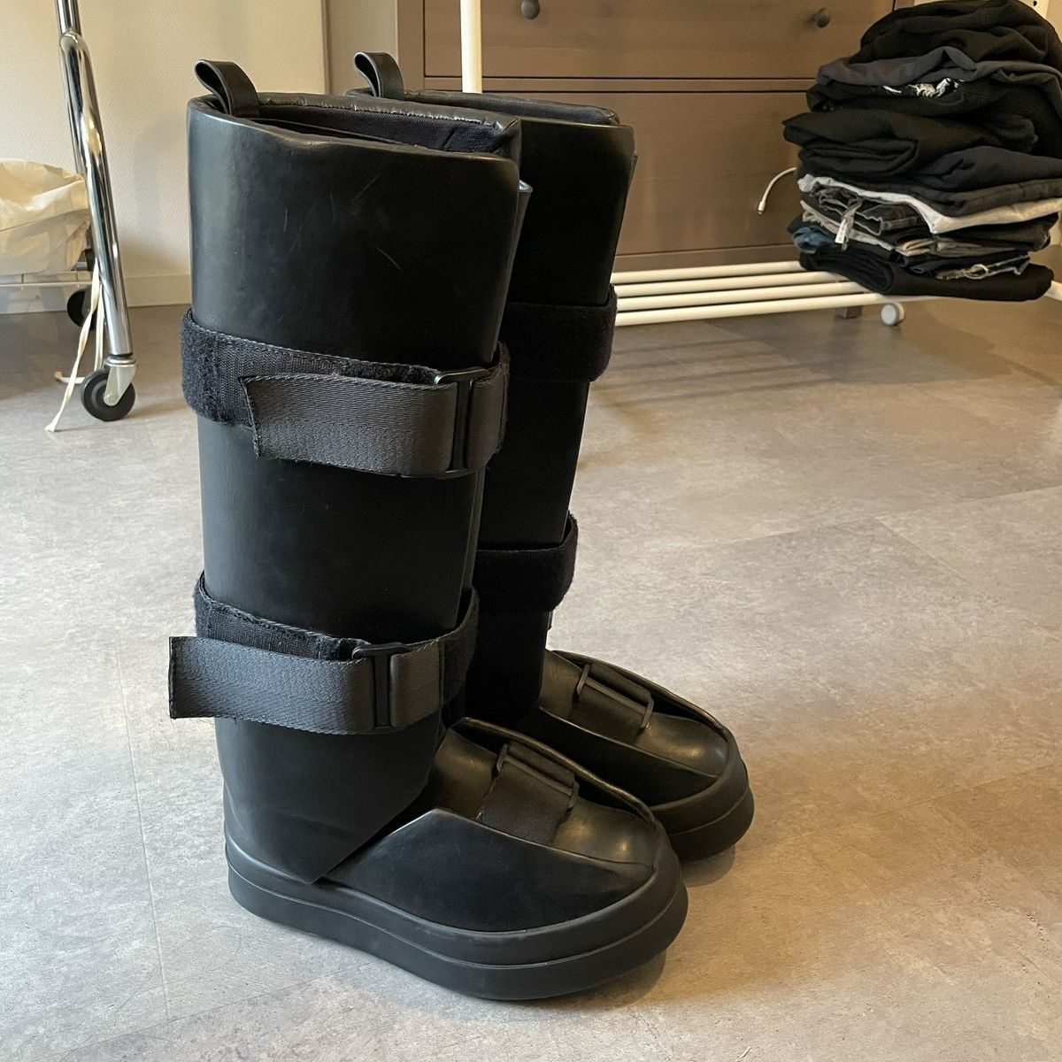 Rick Owens Rick Owens FW23 Splint Boot Size US 10 / EU 43 - 4 Thumbnail