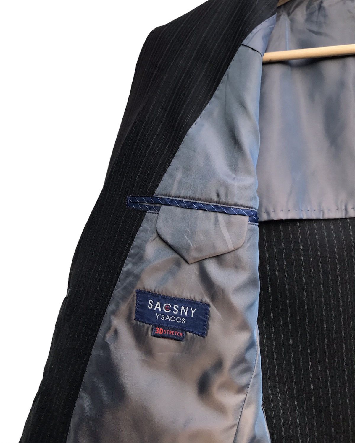 Yohji Yamamoto ‼️OFFER ME‼️Sacsny Y’saccs Silk Blend Stretch Blazer Size US M / EU 48-50 / 2 - 11 Thumbnail