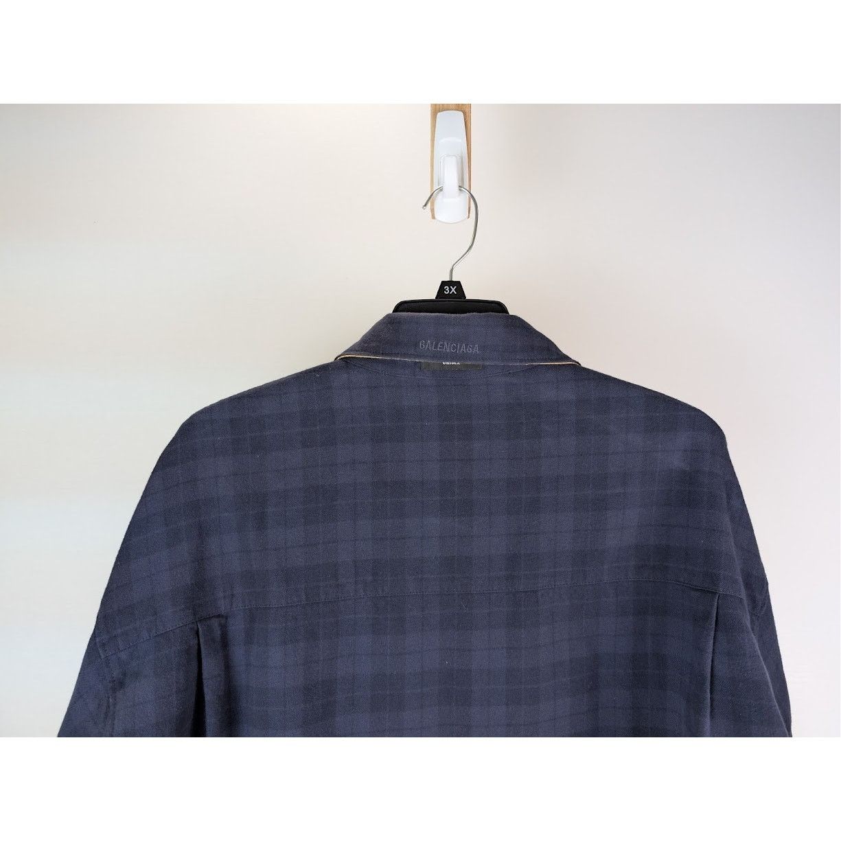 Balenciaga o1rshd1 Reversible Checked Cotton-Flannel Shirt Multicolor Size US XXL / EU 58 / 5 - 6 Thumbnail