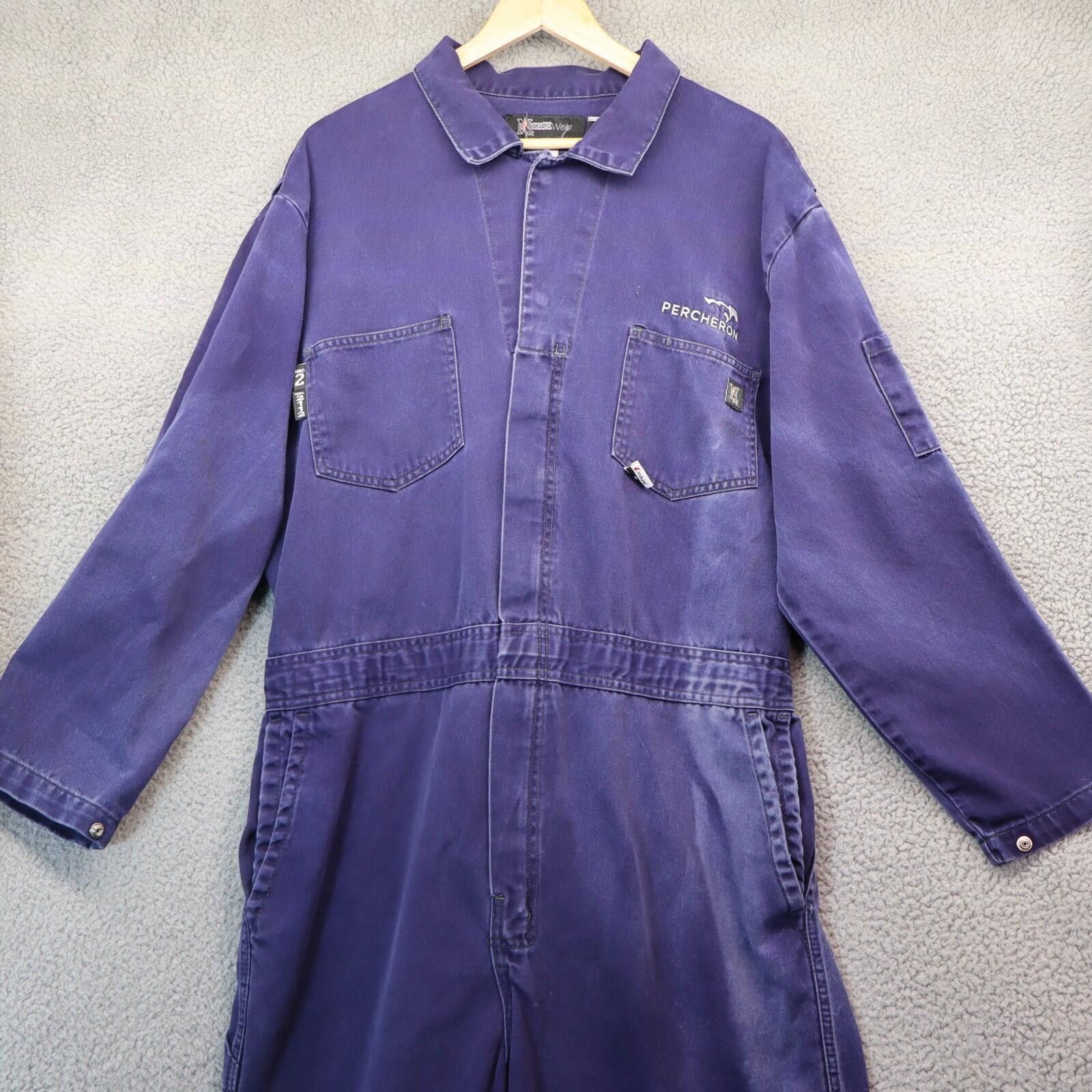 NE.SENSE Neese Wear Men XL FR Blue Coverall Flame Resistant Percheron Size ONE SIZE - 1 Thumbnail