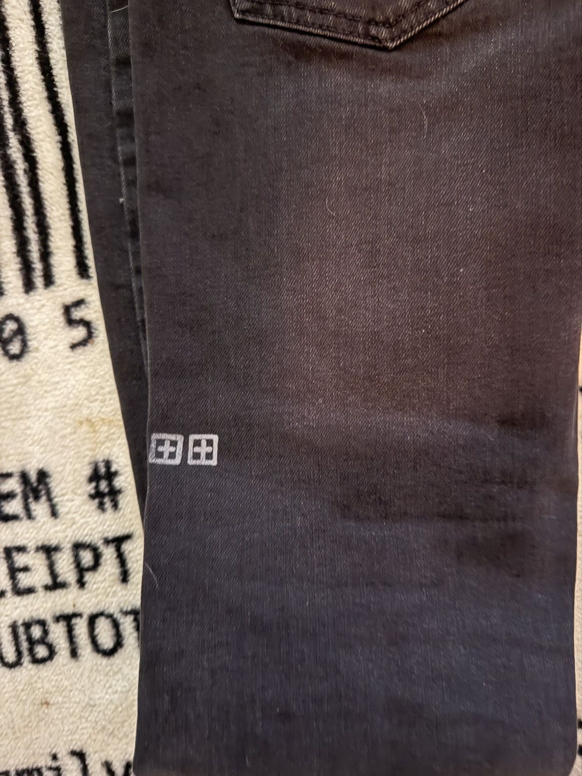 Ksubi Ksubi Black Distressed Skinny Jeans – Size 29 Size US 29 - 6 Thumbnail