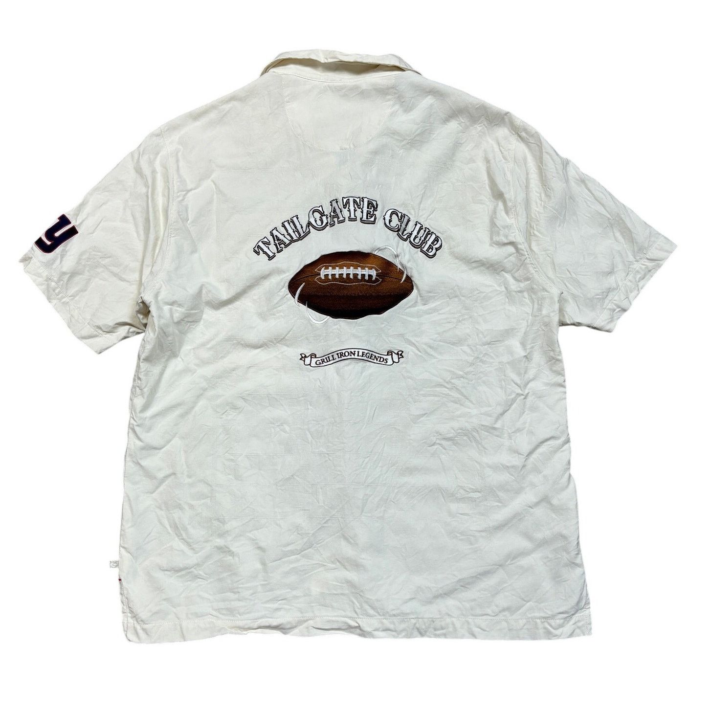 NFL × Tommy Bahama Tommy Bahama Tailgate Club NFL NY Giants Silk Shirt Men's L Size US L / EU 52-54 / 3 - 1 Thumbnail