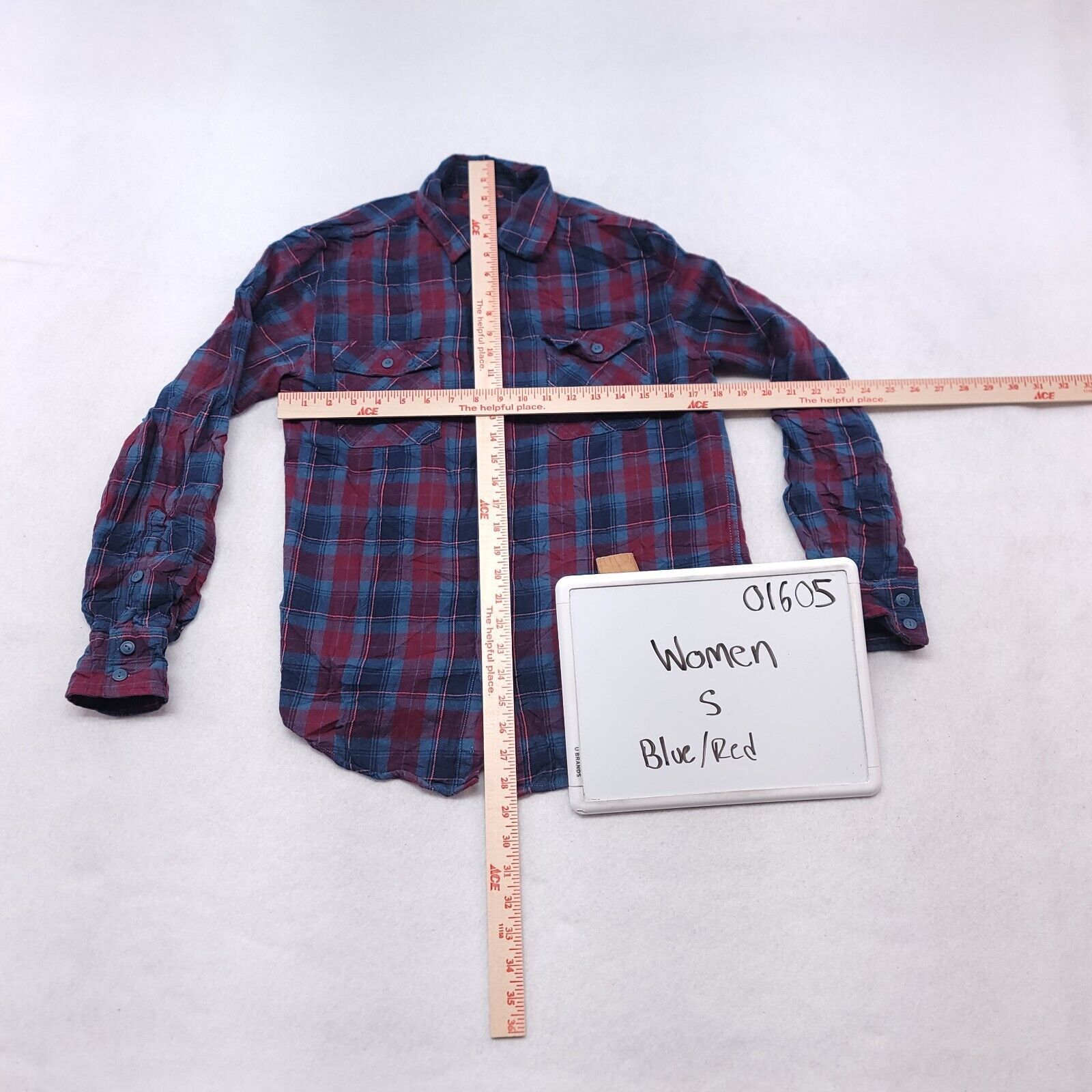 Arizona Jean Co. Arizona Jean Co Tartan Flannel Shirt Womens Size S Blue Red Size S / US 4 / IT 40 - 6 Thumbnail