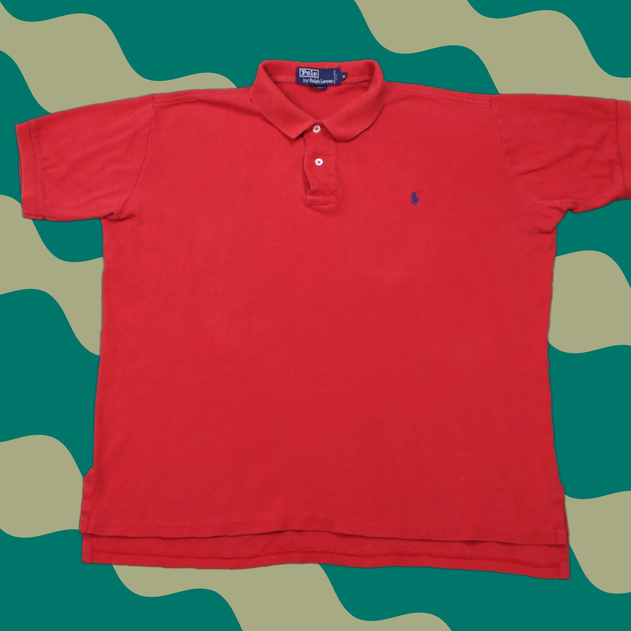 Polo Ralph Lauren Polo Ralph Lauren Polo Shirt Mens XL Red 100% Cotton Short Sleeve Pullover Size US XL / EU 56 / 4 - 1 Thumbnail