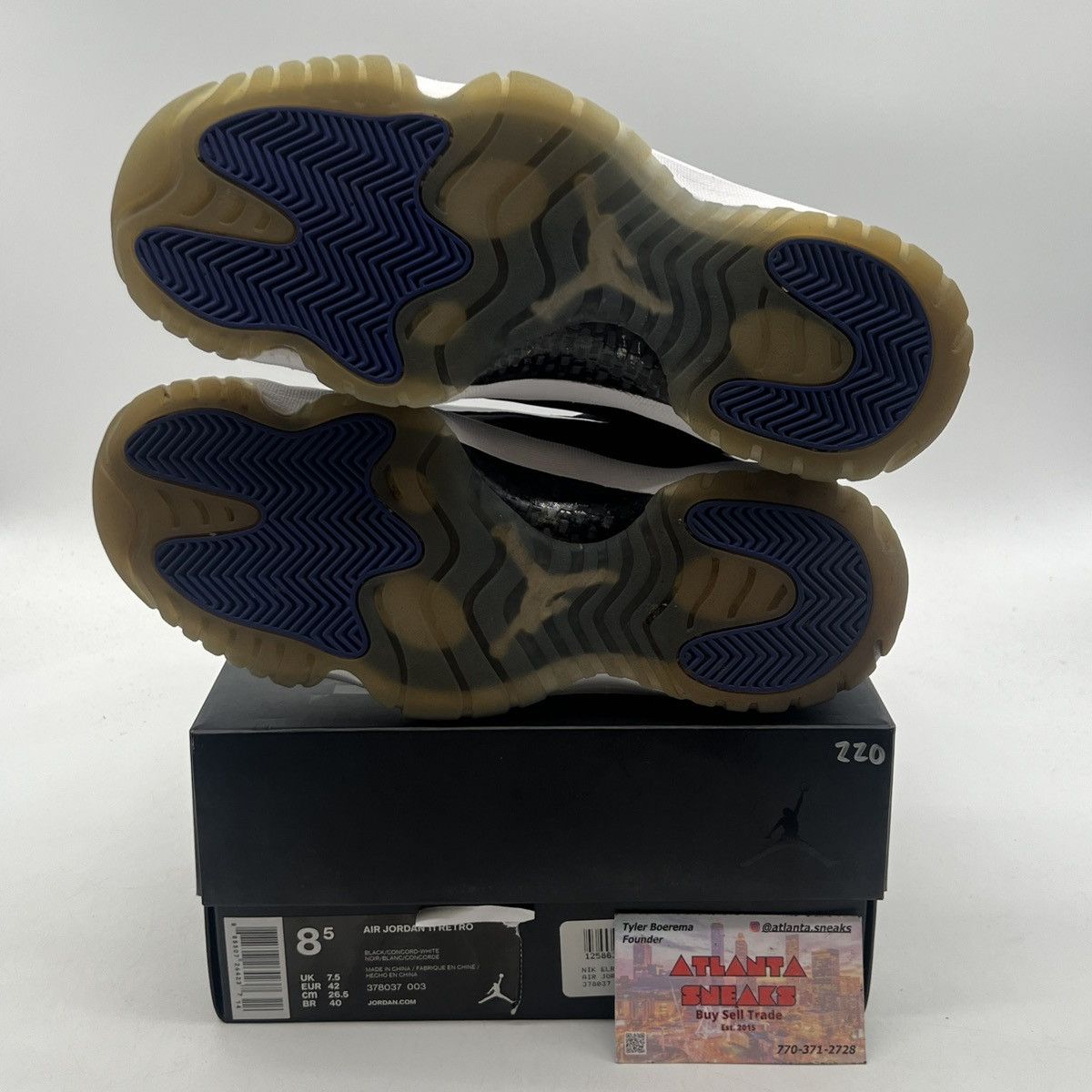 Jordan Brand Air Jordan 11 space jam Size US 8.5 / EU 41-42 - 8 Thumbnail