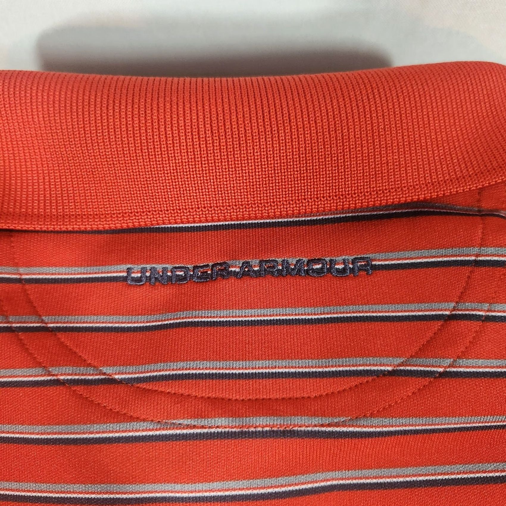 Under Armour UNDER ARMOUR HEATGEAR LOOSE Shirt Men's XL Large Orange Button Up Polo Size US XL / EU 56 / 4 - 5 Thumbnail