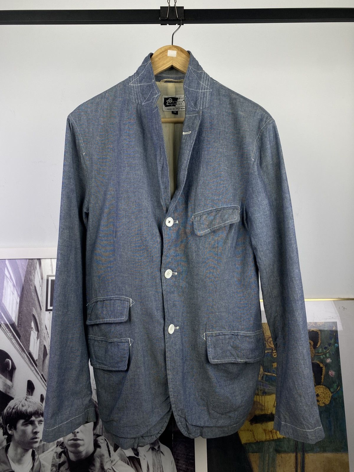 Engineered Garments Engineered Garments 3 Pocket Indigo Blue Jacket Blazer Size US M / EU 48-50 / 2 - 1 Thumbnail