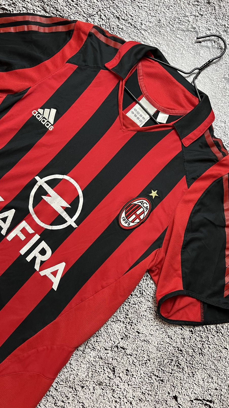 Adidas 2005-2006 ACM Milan adidas vintage zafira opel jersey Size US S / EU 44-46 / 1 - 2 Thumbnail