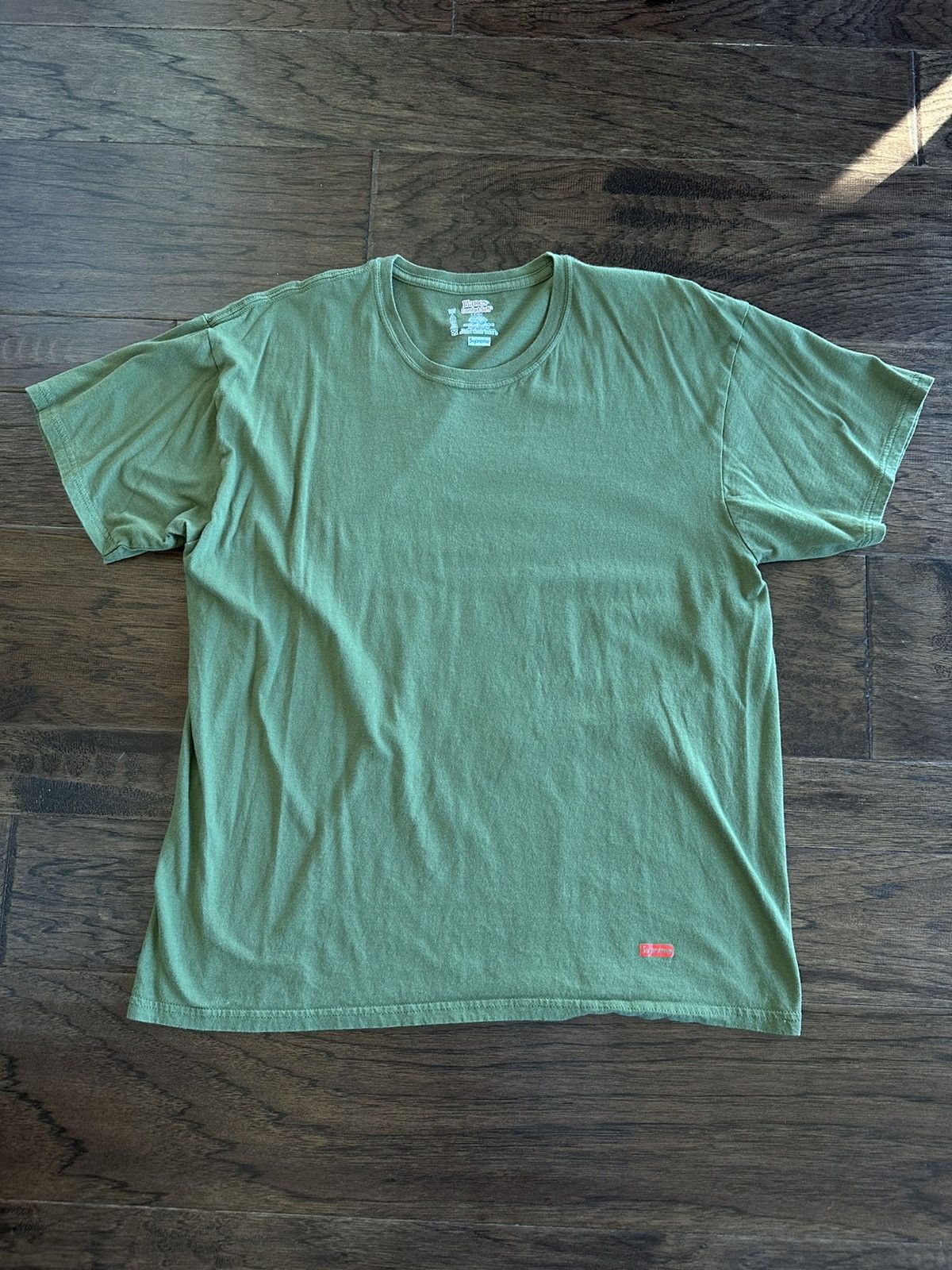 Hanes × Supreme Supreme Hanes Tagless Tee Size US L / EU 52-54 / 3 - 2 Thumbnail