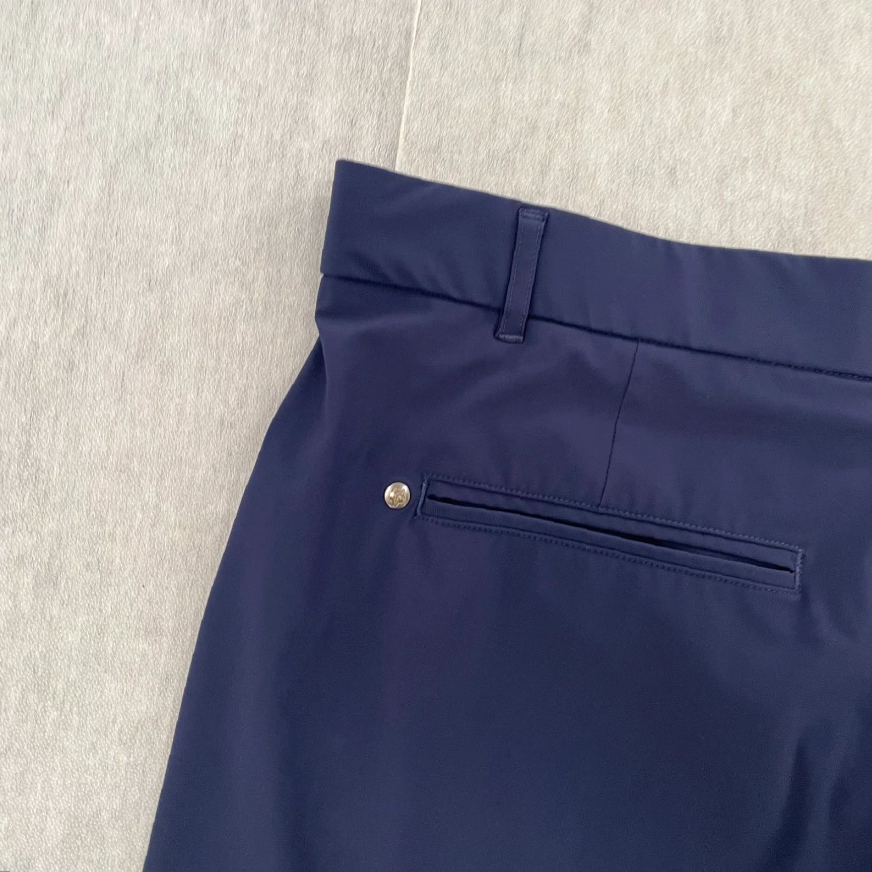 Vintage Greyson Shorts Adult 38 Blue Solid Performance Golf Stretch Pockets Mens Size US 38 / EU 54 - 3 Thumbnail